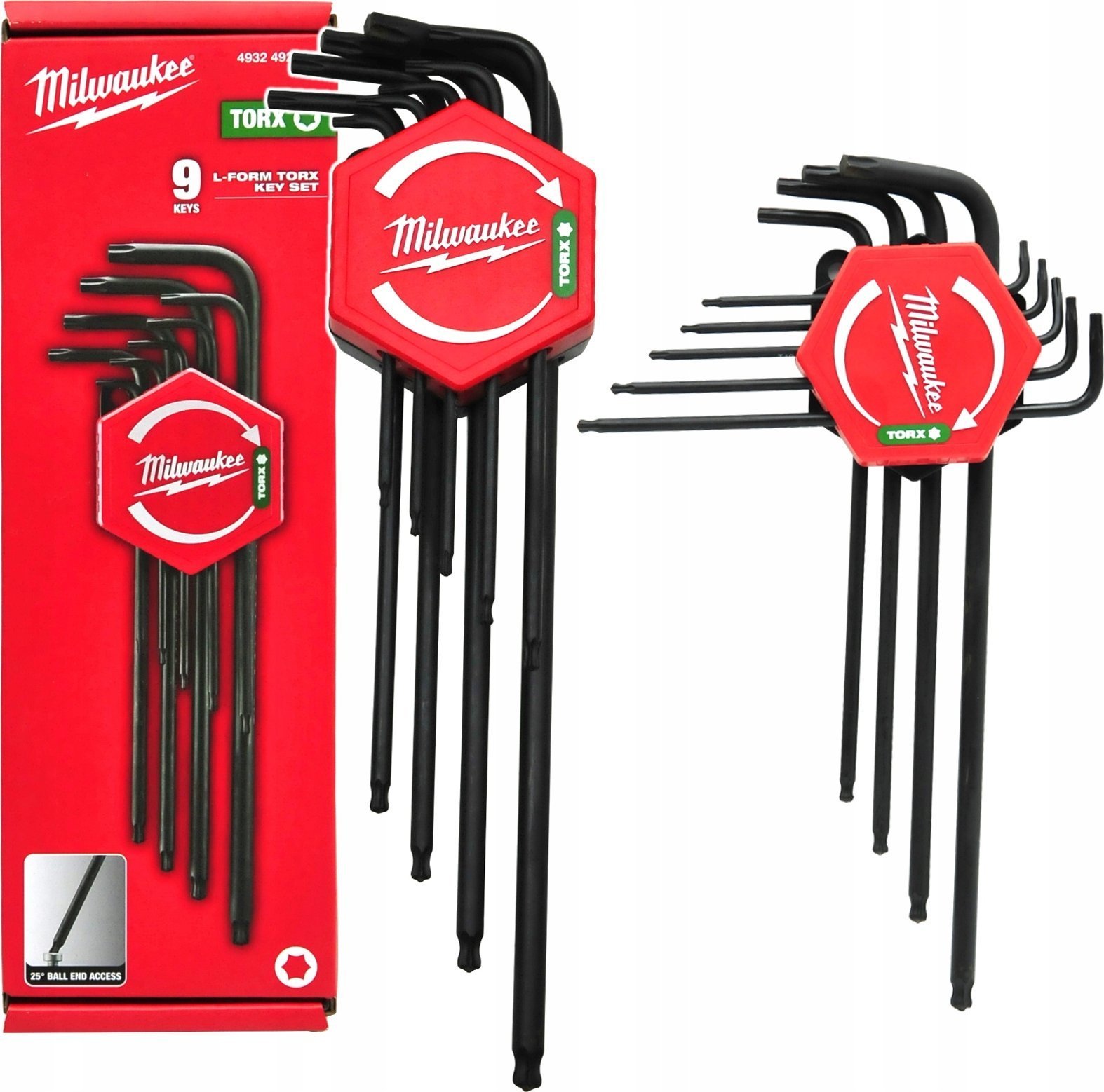 Milwaukee MILWAUKEE KLUCZ TORX ZESTAW 9szt.