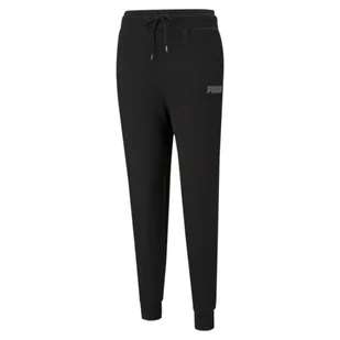 Spodnie damskie Puma Modern Basics High czarne - Spodnie damskie - miniaturka - grafika 1