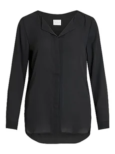 Vila Bluzka damska oversize, czarny (Black Black), XS - Bluzki damskie - miniaturka - grafika 1