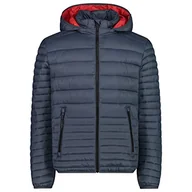 Kurtki męskie - CMP - Męska kurtka Snaps Hood, Man, Titanio, 56 - miniaturka - grafika 1