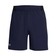 Spodenki męskie - Męskie Spodenki UNDER ARMOUR UA VANISH WOVEN 6IN SHORTS 1373718-410 – Granatowy - miniaturka - grafika 1