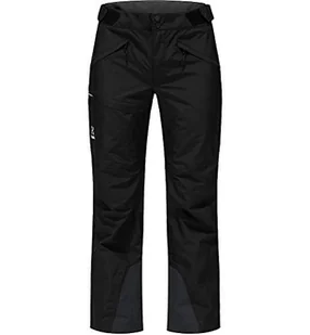 Haglöfs Haglöfs Spodnie narciarskie damskie Lumi Form Pant wodoodporne, wiatroszczelne, oddychające True Black S S 604623 - Spodnie damskie - miniaturka - grafika 1