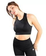 Biustonosze - Venum Damski bezszwowy biustonosz sportowy sparing, czarny, XXL - miniaturka - grafika 1
