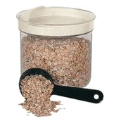 Pojemniki kuchenne - Curver Pojemnik na artykuły sypkie 1 l kremowy - miniaturka - grafika 1