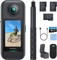 Kamery sportowe - AKASO Kamera sportowa z akcesoriami 360 5,7 K 72 MP 256 GB - miniaturka - grafika 1