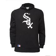 Bluzy męskie - New Era męski sweter z kapturem MLB bluza z kapturem Chicago White Sox - casual s czarny czarny - miniaturka - grafika 1