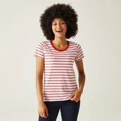 Koszulki i topy damskie - Regatta Damska koszulka Filandra VIII Czerwony, Cotton, Rozmiar: 52 - miniaturka - grafika 1