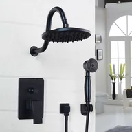 Baterie wannowe i prysznicowe - Bateria prysznicowa DOREA czarna - miniaturka - grafika 1