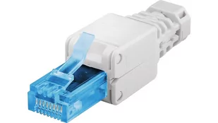 Goobay Wtyk teleinformatyczny RJ45 kat.6A UTP beznarzędziowy 59227 59227 - Wtyczki i adaptery - miniaturka - grafika 1