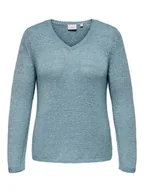 Swetry damskie - ONLY Sweter w kolorze błękitnym - miniaturka - grafika 1