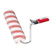 Pędzle i wałki - Rolka WallStar 25 cm C54 czerwony pasek 3k - miniaturka - grafika 1