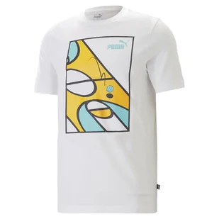PUMA KOSZULKA GRAPHICS COURT 67448102 r S - Koszulki męskie - miniaturka - grafika 1