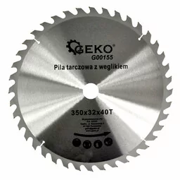 Geko Tarcza piła do drewna widiowa 230mm 230x40T widia G00140 - Tarcze do pił - miniaturka - grafika 1