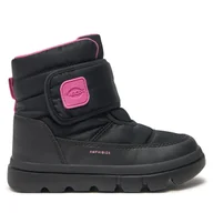 Buty dla dziewczynek - Śniegowce Geox Willaboom J46HWC 0FU54 C0922 S Czarny - miniaturka - grafika 1