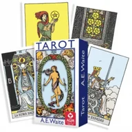 Ezoteryka - Tarot of A.E. Waite, karty do wróżenia, niebieskie, edycja portugalska - miniaturka - grafika 1
