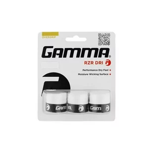 Owijki wierzchnie suche Gamma RZR Dri Overgrip 3 szt - Tenis ziemny - miniaturka - grafika 1
