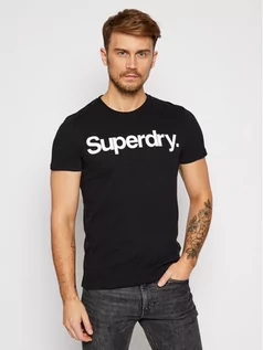 Koszulki męskie - Superdry T-Shirt Cl Ns M1010248A Czarny Regular Fit - grafika 1
