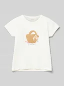 Koszulki dla dziewczynek - T-shirt z wyhaftowanym motywem model ‘HATTIE’ - miniaturka - grafika 1