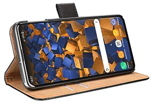 mumbi etui z klapką kompatybilne z Huawei P30 Pro, etui na telefon komórkowy, case Wallet, czarne - Etui i futerały do telefonów - miniaturka - grafika 1