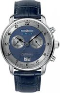 Zegarki męskie - Zegarek męski ZEPPELIN 8584-3 granatowy klasyczny - miniaturka - grafika 1