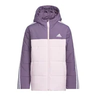Kurtki i płaszcze dla dziewczynek - adidas Dziewczęca zimowa kurtka średniej wagi, cień fioletowy, Cień fioletowy, 4-5 lat - miniaturka - grafika 1