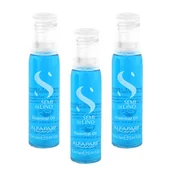 Zestawy kosmetyków damskich - Alfaparf Semi Di Lino Essential Oil, Zestaw: Kuracja Regenerująca, 3x13ml - miniaturka - grafika 1