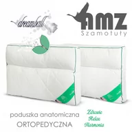 Poduszki - Poduszka bawełniana MATERACOWA 2-KOMOROWA - AMZ, Rozmiar - 50x60 cm - NEGOCJUJ CENY - miniaturka - grafika 1