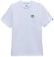 Koszulki męskie - t-shirt VANS LEFT CHEST LOGO II TEE White - miniaturka - grafika 1