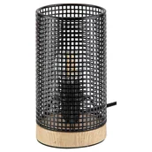 Lampy stojące - Rabalux Boogie 3180 lampa stołowa lampka 1x25W E14 czarna/złota - miniaturka - grafika 1