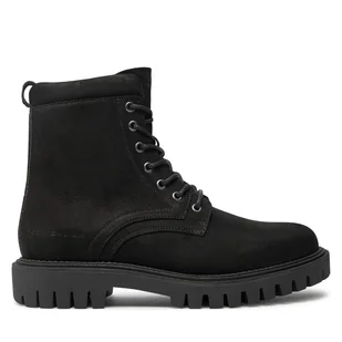 Trapery Tommy Hilfiger Casual Hilfiger Chunk Z Nbk Boot FM0FM05149 Czarny - Botki męskie - miniaturka - grafika 1