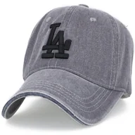 Czapki i chusty sportowe męskie - Czapka La Gris Unisex Szary Snapback Regulowana - miniaturka - grafika 1