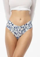 Majtki damskie - FIGI JULIMEX SHELLS SIMPLE CLASSIC (kolor jeans, rozmiar M) - miniaturka - grafika 1