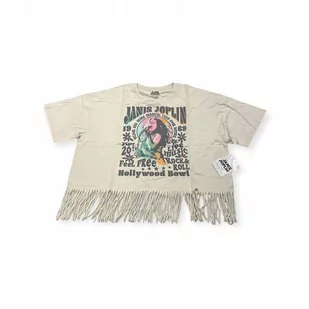 Koszulka T-shirt damski krótki rękaw Janis Joplin XL - Koszulki i topy damskie - miniaturka - grafika 1