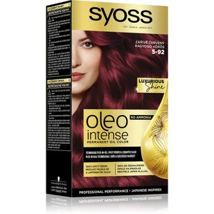 Syoss Oleo Intense 5-92 Intensywna czerwień - Farby do włosów i szampony koloryzujące - miniaturka - grafika 1