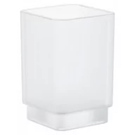 Kubki na szczoteczki do zębów - GROHE 40783000 Selection Cube Glass - miniaturka - grafika 1