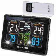 Stacje pogodowe - BEZPRZEWODOWA STACJA POGODY POGODOWA HIGROMETR BAROMETR TERMOMETR ZEGAR - miniaturka - grafika 1