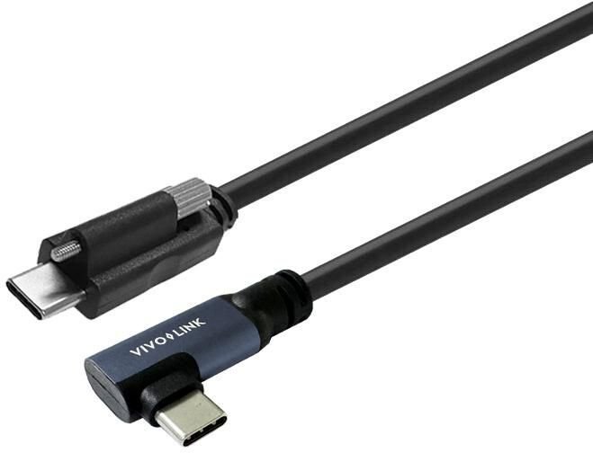 VivoLink USB-C to USB-C Cable Angled PROUSBCMMS8A