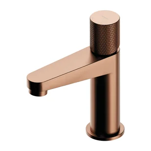 Bateria umywalkowa Omnires Contour miedź szczotkowana CT8010CPB - Baterie umywalkowe - miniaturka - grafika 1