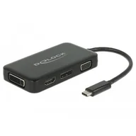 Kable komputerowe i do monitorów - Delock Adapter USB VGA HDMI DVI Displayport - miniaturka - grafika 1