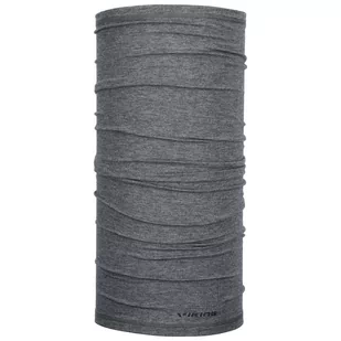 Bandana chusta z bambusa i wełny merino Viking Globe Bamboo 0800 grafitowy - Czapki i chusty sportowe damskie - miniaturka - grafika 1