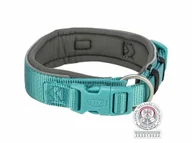 Obroże dla psów - Obroża dla psa Trixie Premium Grafit Jasnoniebieski XS/S 27-35 cm - miniaturka - grafika 1