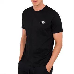 Koszulki sportowe męskie - Koszulka Alpha Industries Backprint T 12850703 - czarna - grafika 1