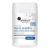 Witaminy i minerały - MEDICALINE ALINESS MSM Siarka organiczna 250 g - miniaturka - grafika 1