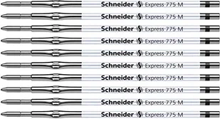 Schneider 7761 Express 775 M wkład do długopisów (nieścieralny) 10 szt. w opakowaniu, czarny - Długopisy - miniaturka - grafika 1