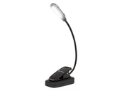 Lampy stojące - 44-162# Lampka biurkowa led lb-18 z klipsem czarna - miniaturka - grafika 1