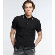 Koszule męskie - Les Hommes Polo | Straight fit | pique - miniaturka - grafika 1