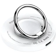 Ładowarki do telefonów - Bezprzewodowa ładowarka indukcyjna 2w1 Choetech T603-F, uchwyt (biała) - miniaturka - grafika 1