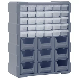vidaXL vidaXL Organizer z 39 szufladkami 38x16x47 cm - Skrzynki i torby narzędziowe - miniaturka - grafika 1