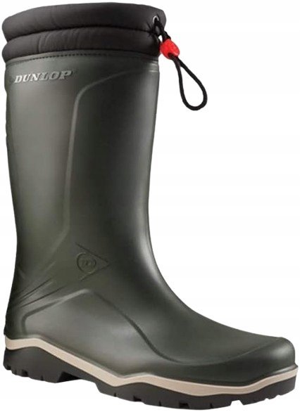 DUNLOP KALOSZE WYSOKIE ZIELONE WSUWANE Z OCIEPLENIEM 39 16GA