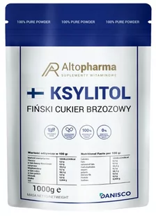 ALTO PHARMA Ksylitol Fiński (Cukier Brzozowy Danisco) 1000g - Cukier i słodziki - miniaturka - grafika 1
